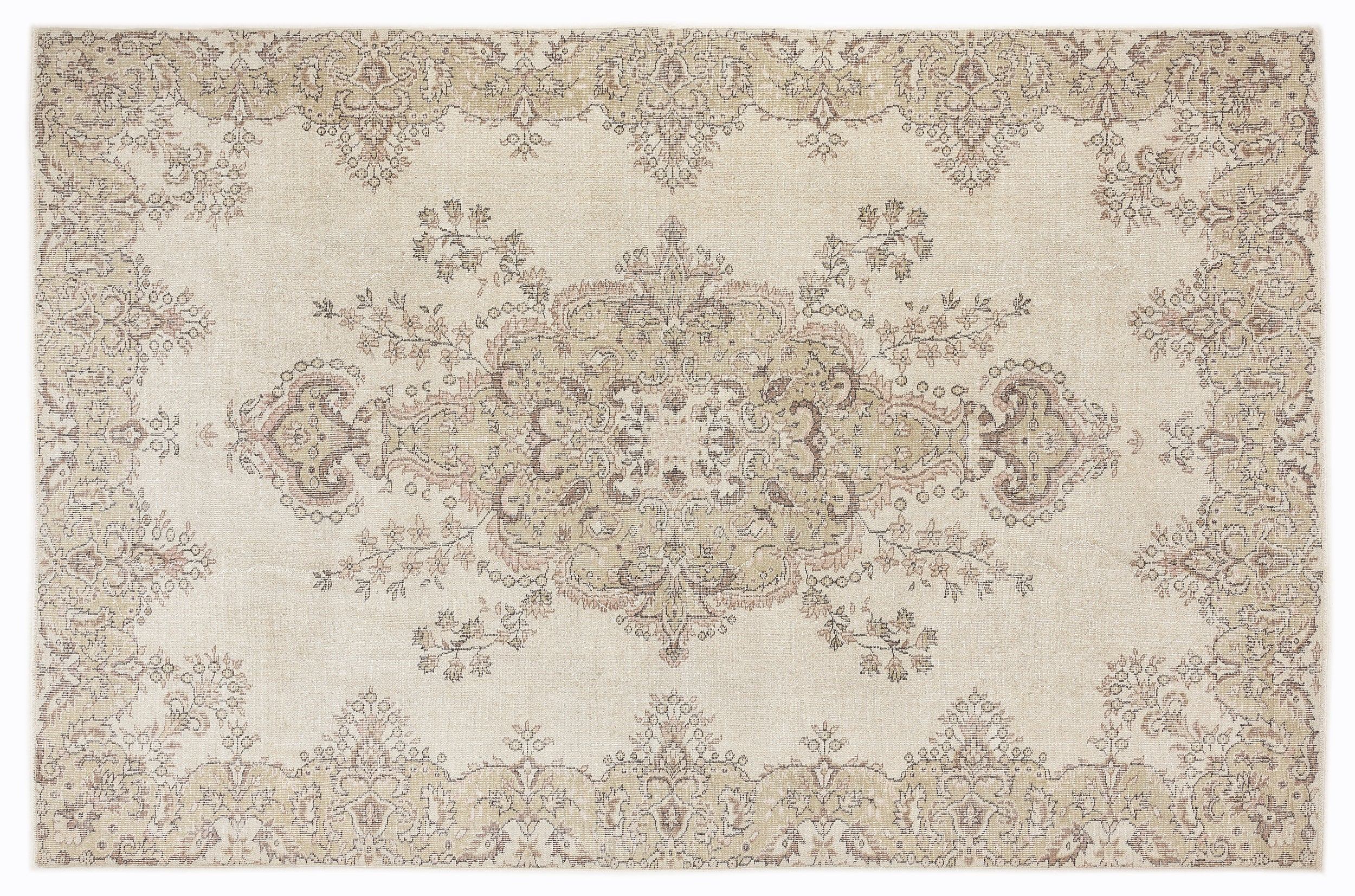 Difoor - Vintage Medallion Rug - 6'9 X 10'3