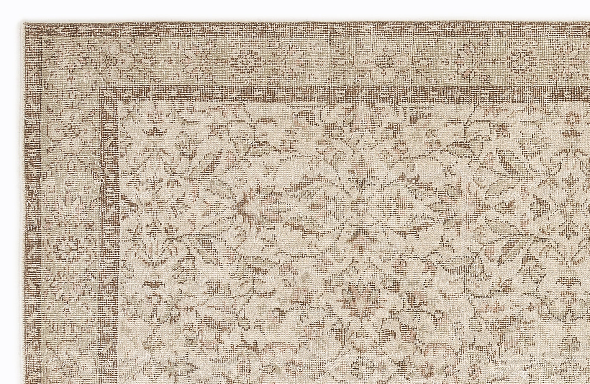 Ciabosa - Vintage Floral Rug - 5'5 X 9'4