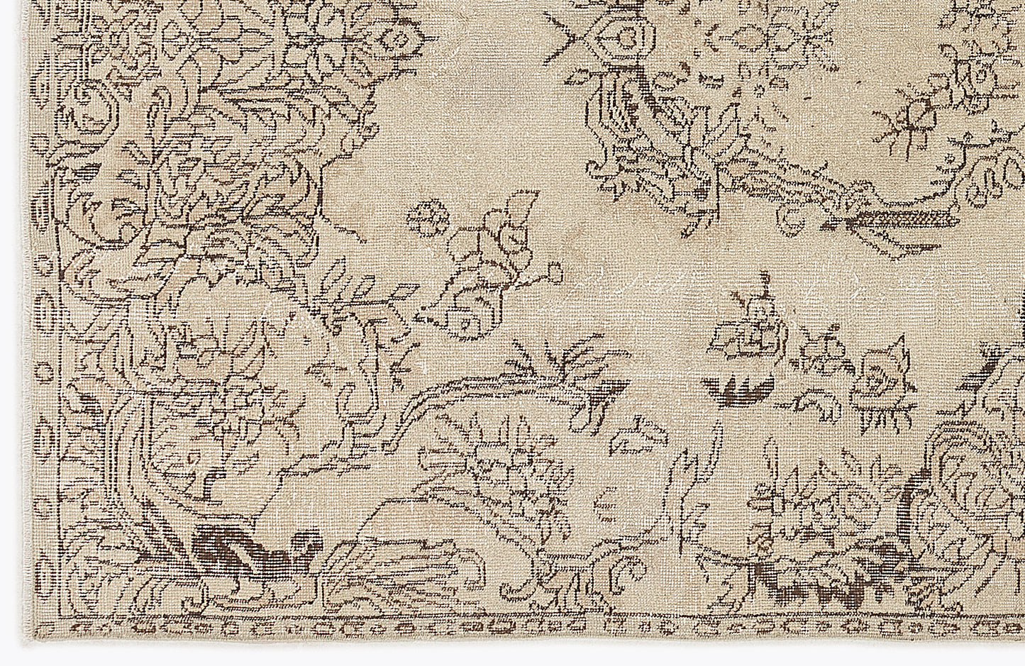 Zukusa - Vintage Medallion Rug - 5'7 X 8'11