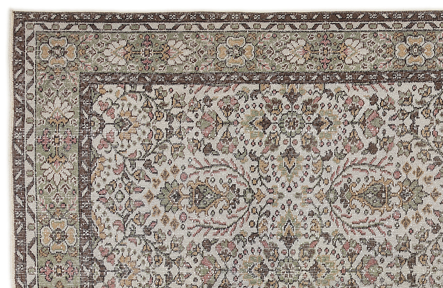 Haseda - Vintage Floral Rug - 5'4 X 9'6