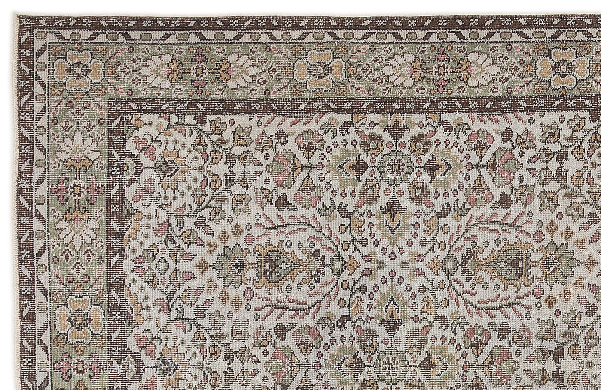 Haseda - Vintage Floral Rug - 5'4 X 9'6