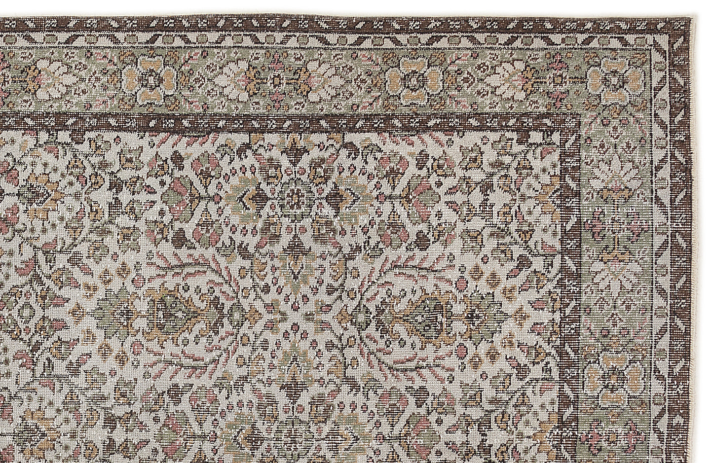 Haseda - Vintage Floral Rug - 5'4 X 9'6