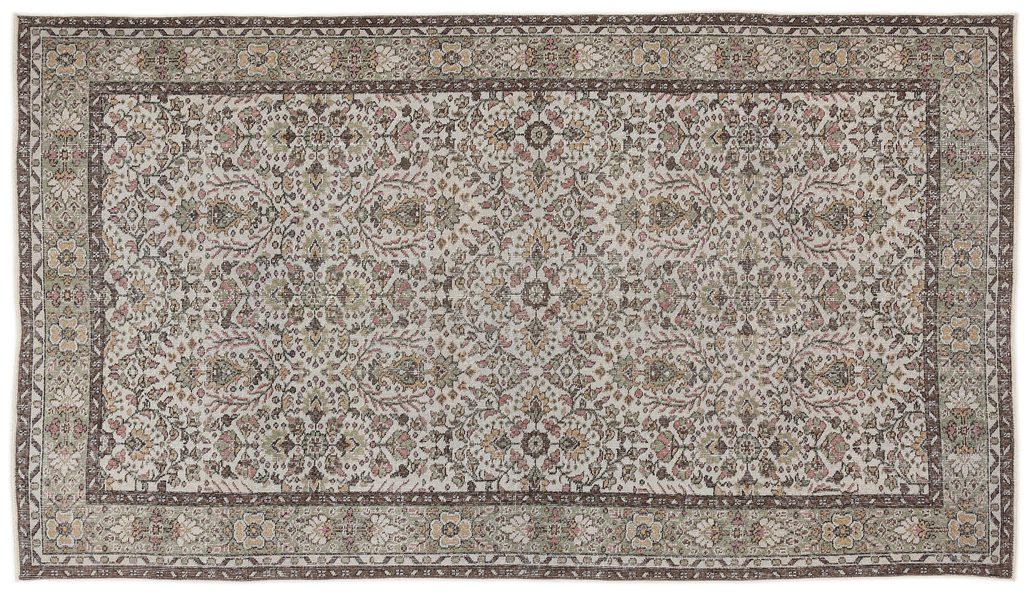 Haseda - Vintage Floral Rug - 5'4 X 9'6