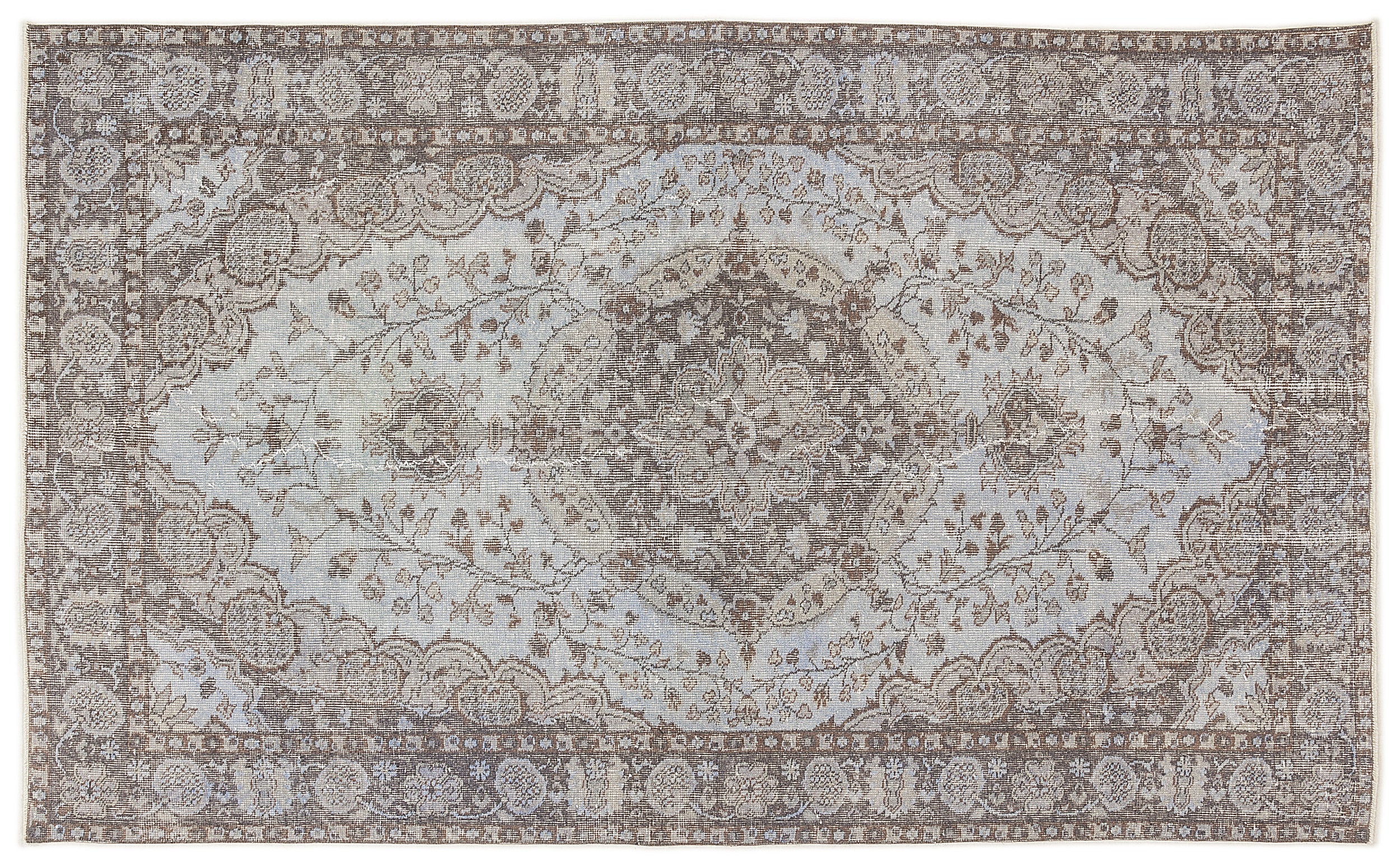 Seduas - Vintage Medallion Rug - 5'1 X 8'7