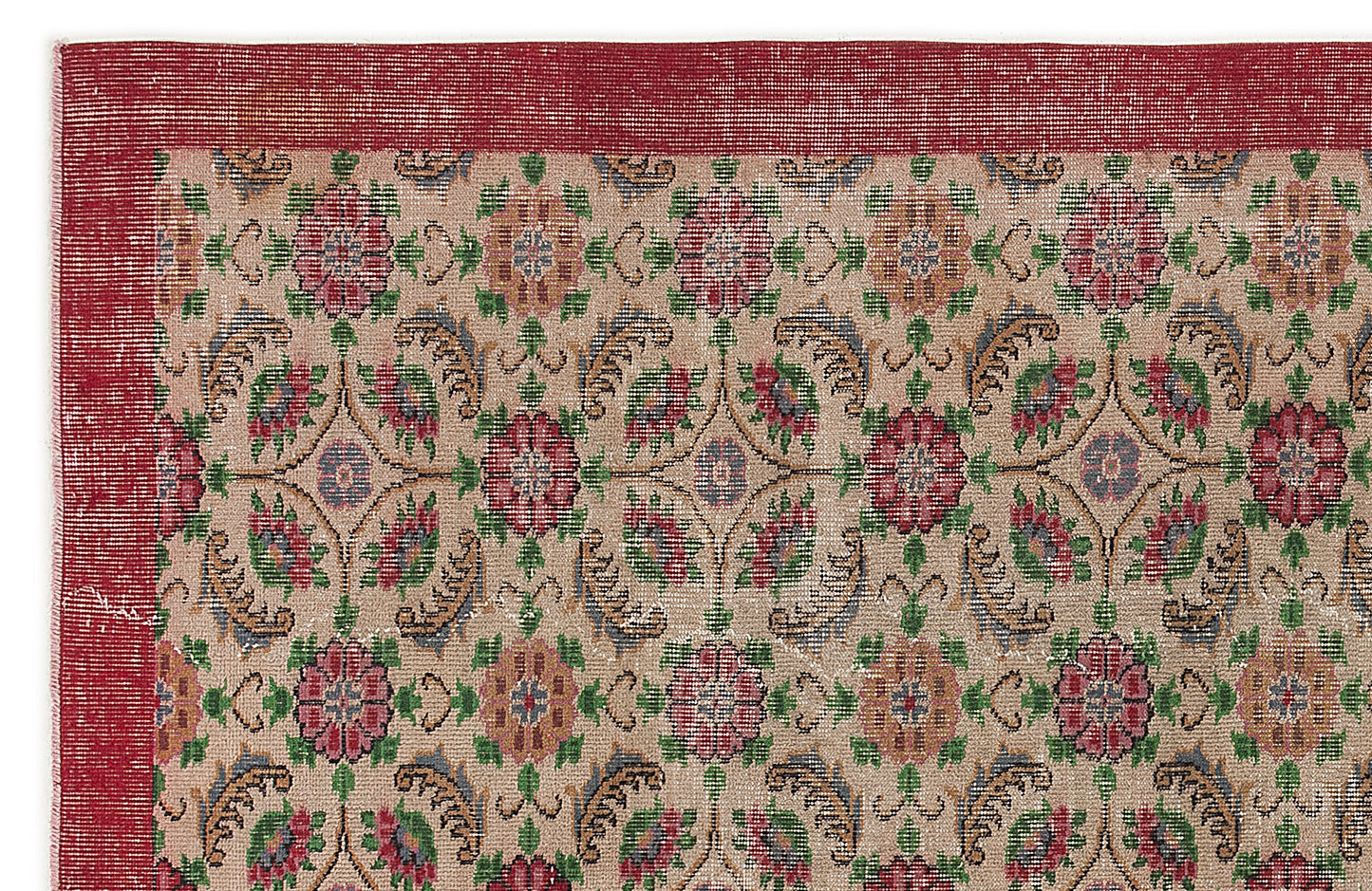 Steda - Vintage Floral Rug - 5'11 X 9'8