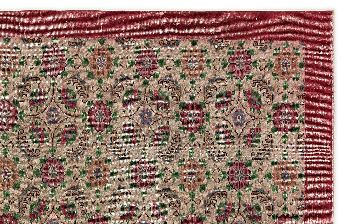 Steda - Vintage Floral Rug - 5'11 X 9'8