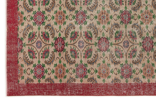 Load image 1 in gallery view. Steda - Vintage Floral Rug - 5'11 X 9'8