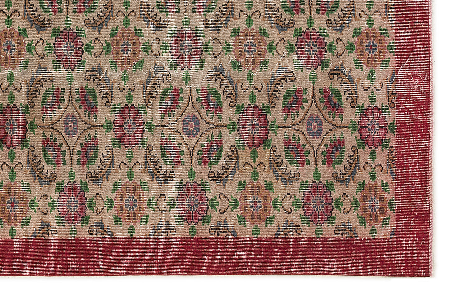 Steda - Vintage Floral Rug - 5'11 X 9'8
