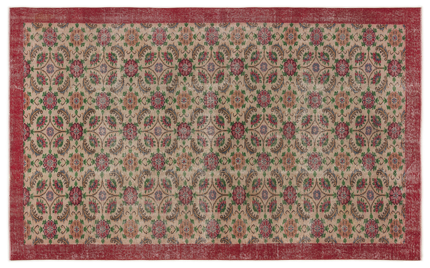 Steda - Vintage Floral Rug - 5'11 X 9'8