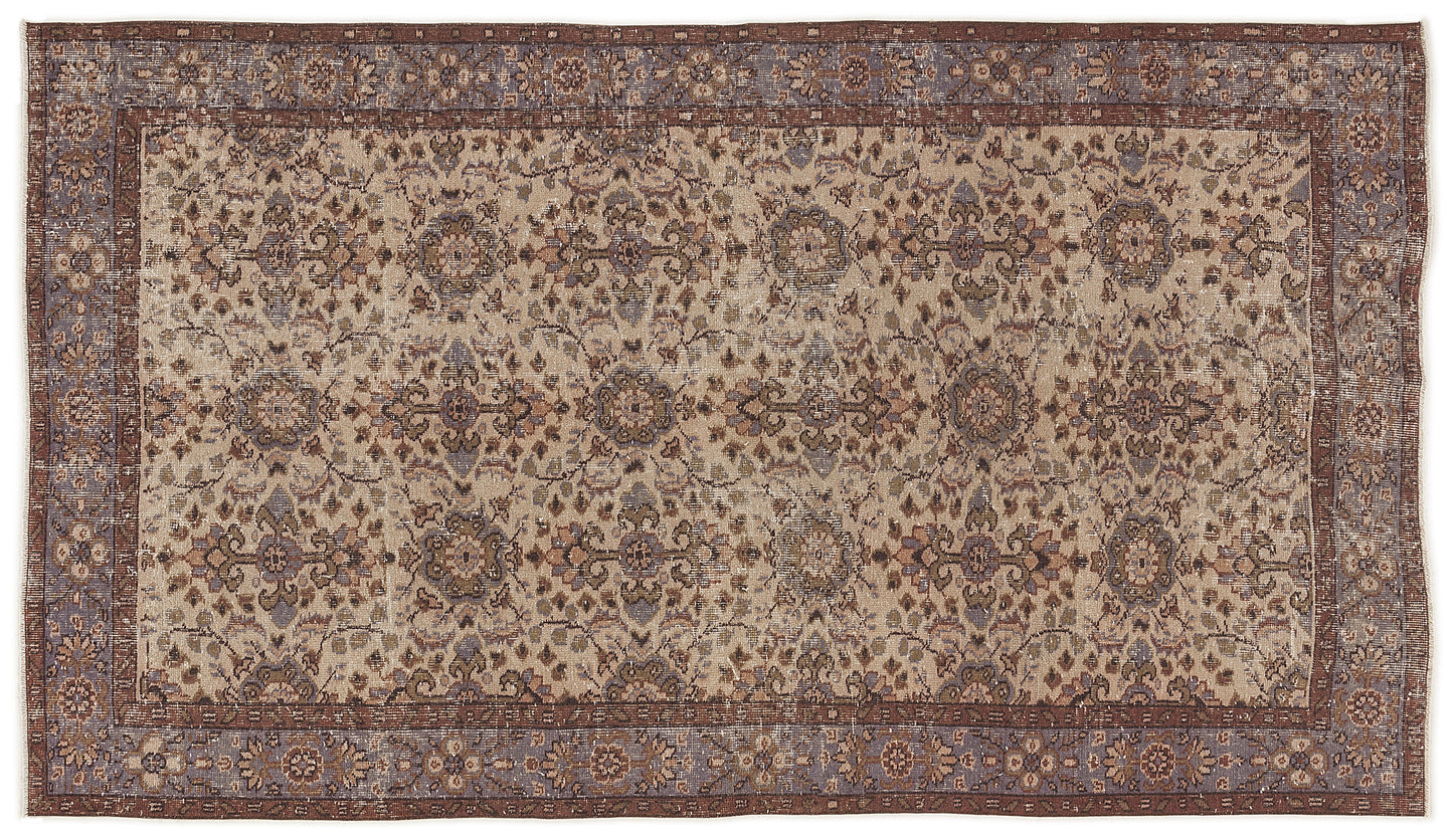 Vaihion - Vintage Floral Rug - 5'1 X 9'0