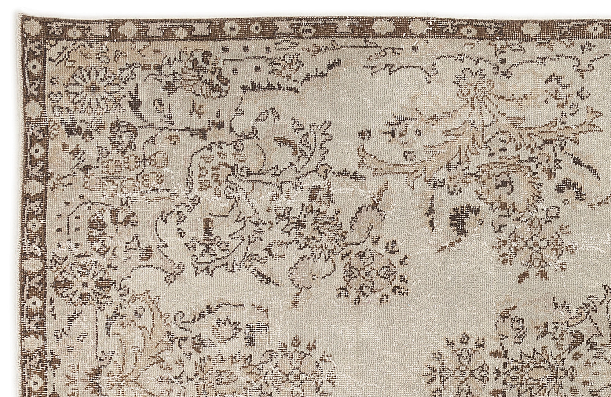 Maugisa - Vintage Floral Rug - 5'7 X 9'10