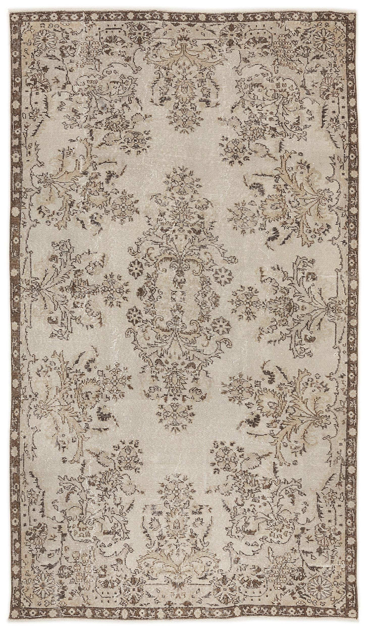 Maugisa - Vintage Floral Rug - 5'7 X 9'10