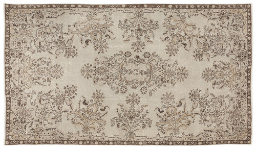 Load image 1 in gallery view. Maugisa - Vintage Floral Rug - 5'7 X 9'10