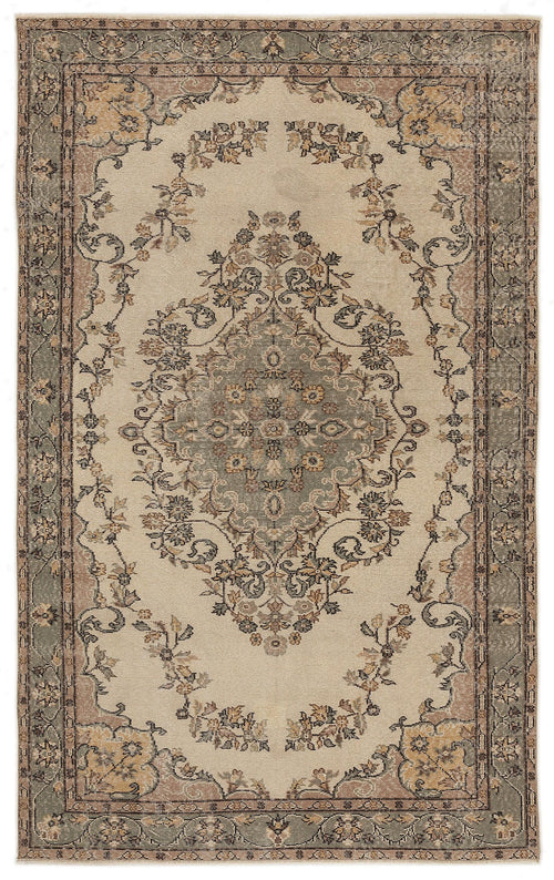 Load image 1 in gallery view. Treala - Vintage Medallion Rug - 5'7 X 8'11