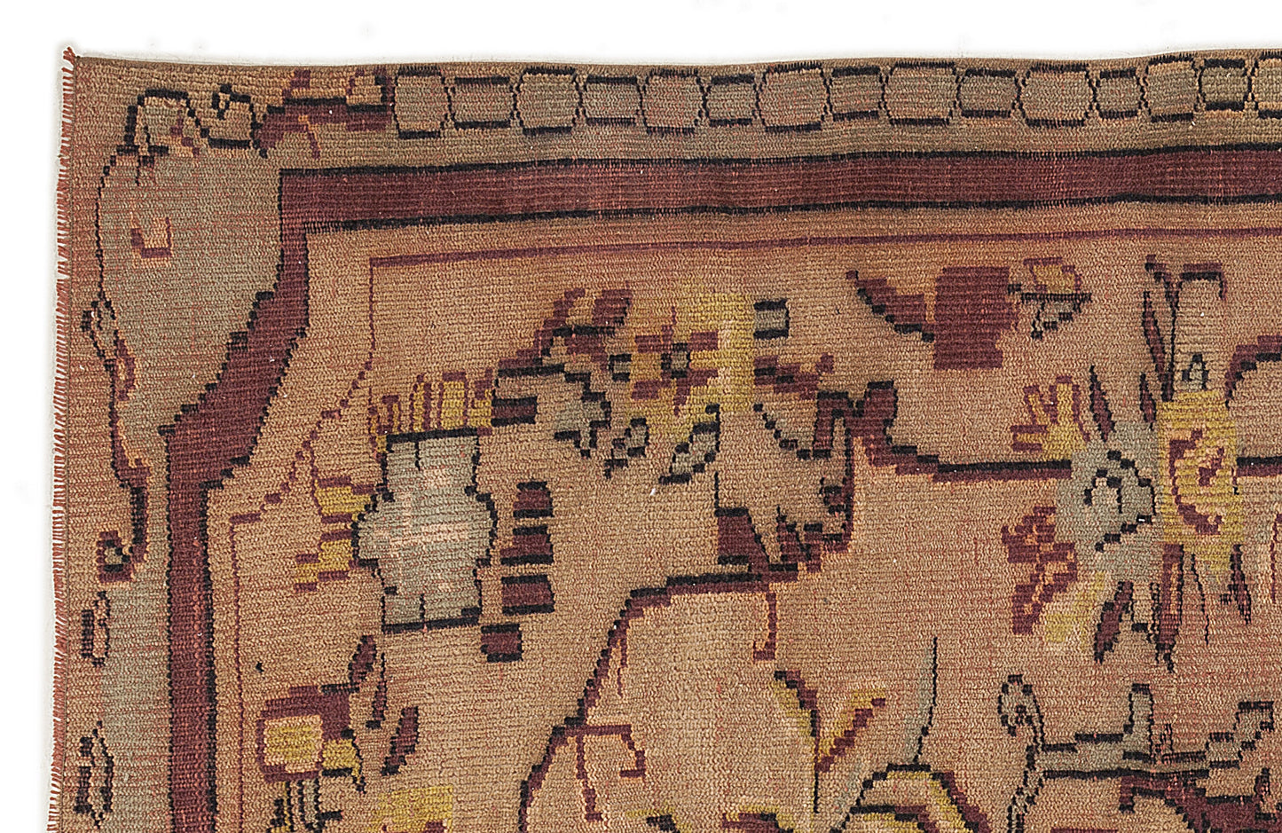 Fazoma - Vintage Medallion Rug - 5'9 X 9'2
