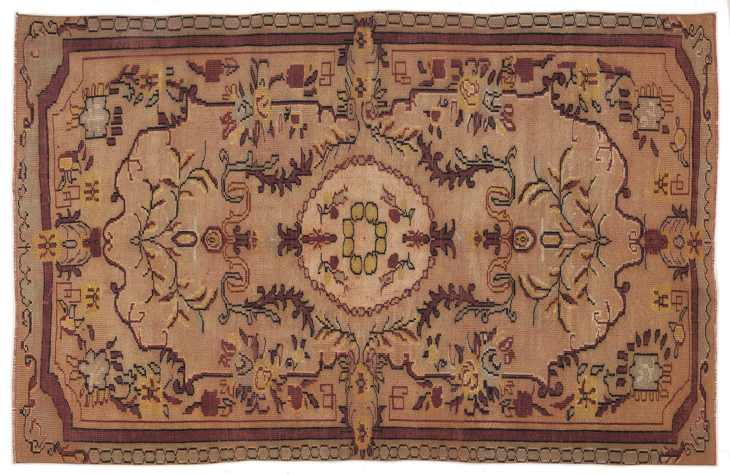 Fazoma - Vintage Medallion Rug - 5'9 X 9'2