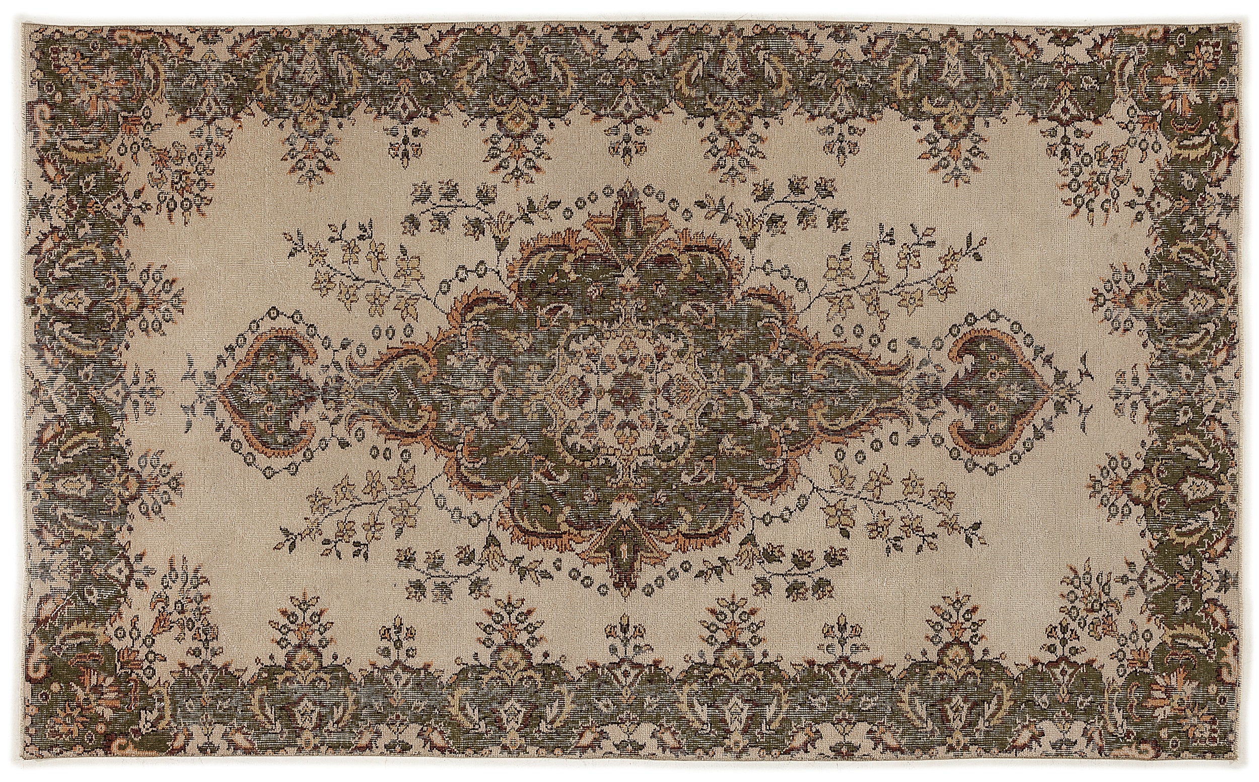 Fafais - Vintage Medallion Rug - 5'2 X 8'6