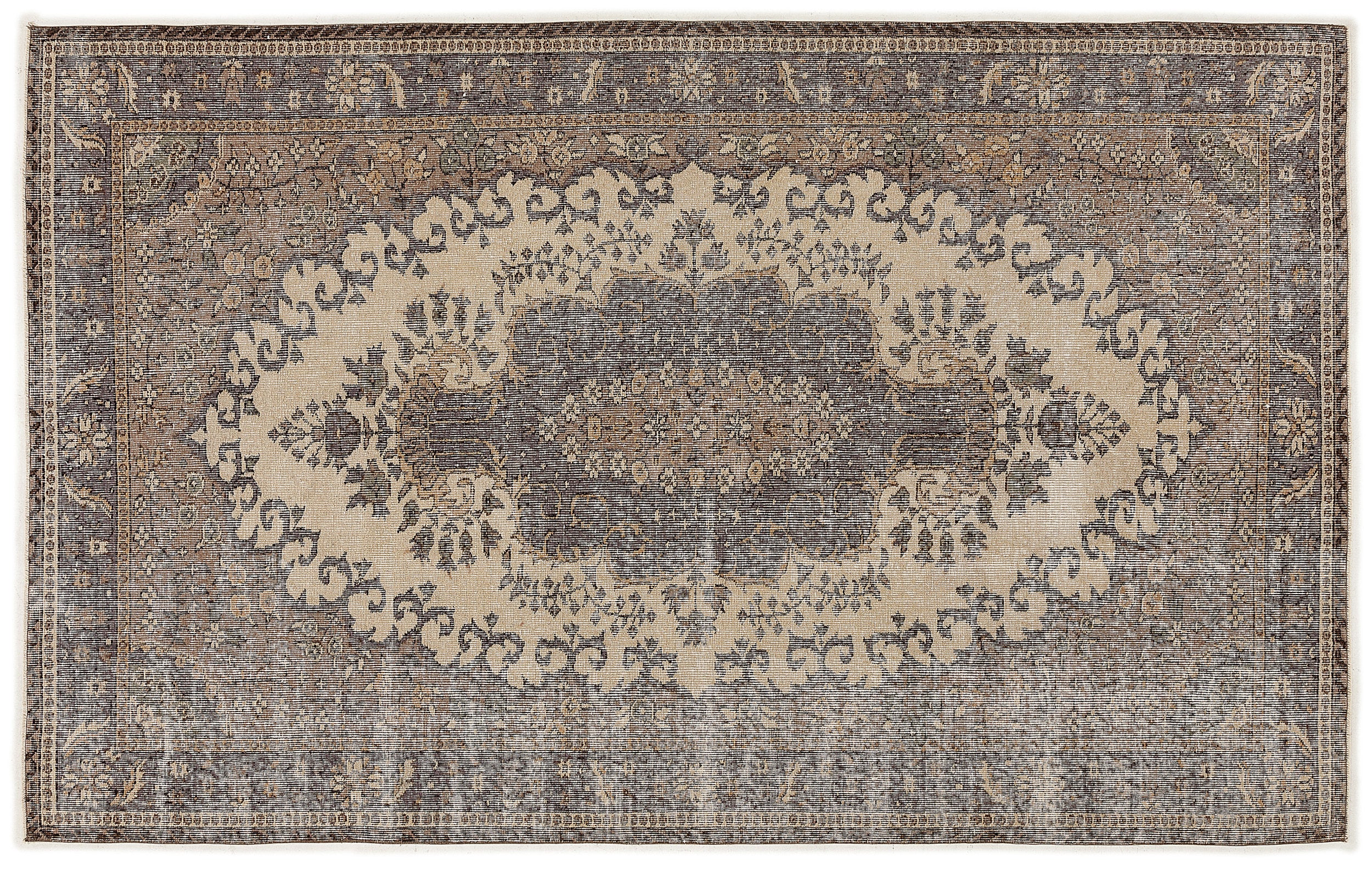 Praduda - Vintage Medallion Rug - 5'5 X 8'10