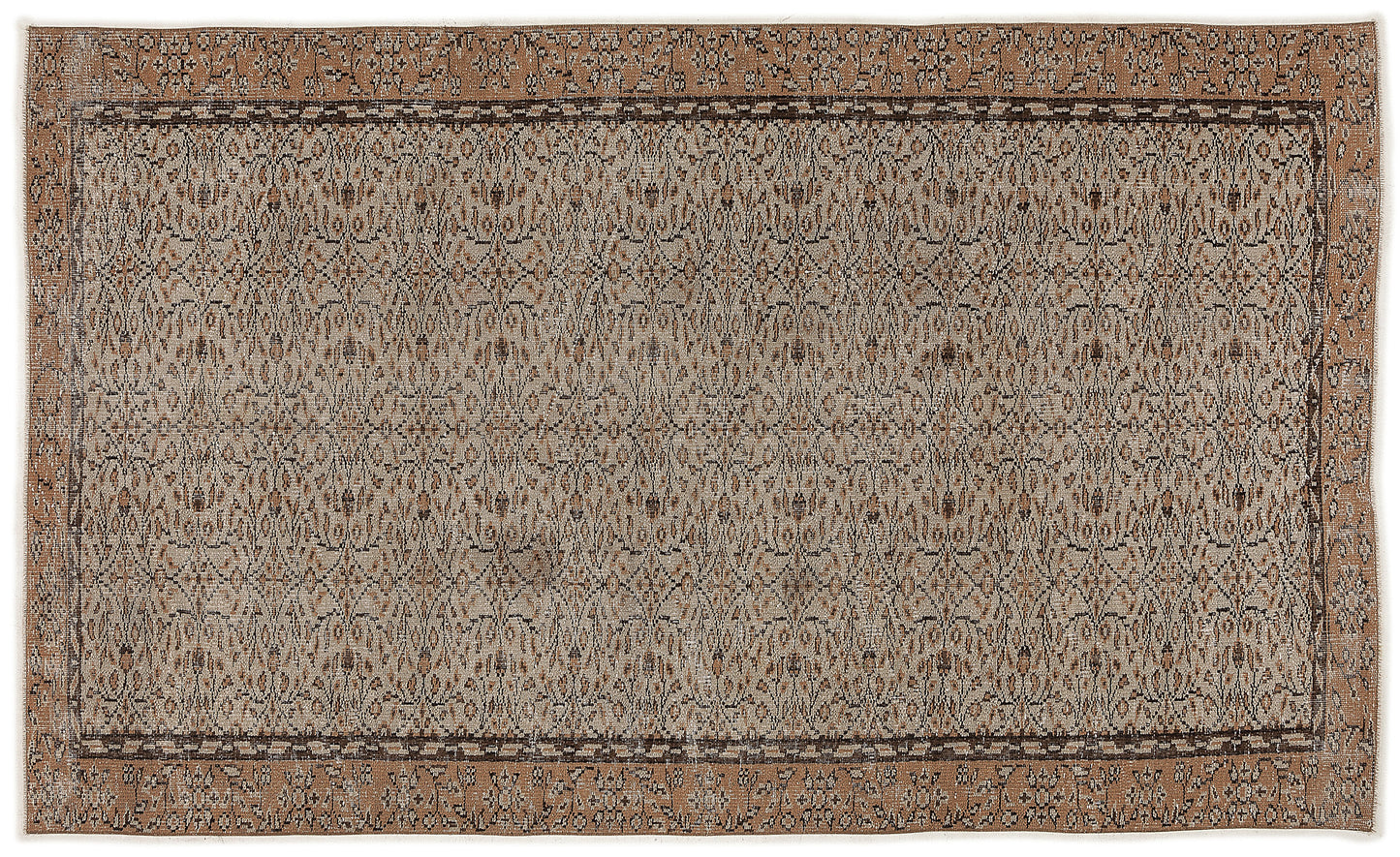 Thubuen - Vintage Floral Rug - 5'5 X 9'1