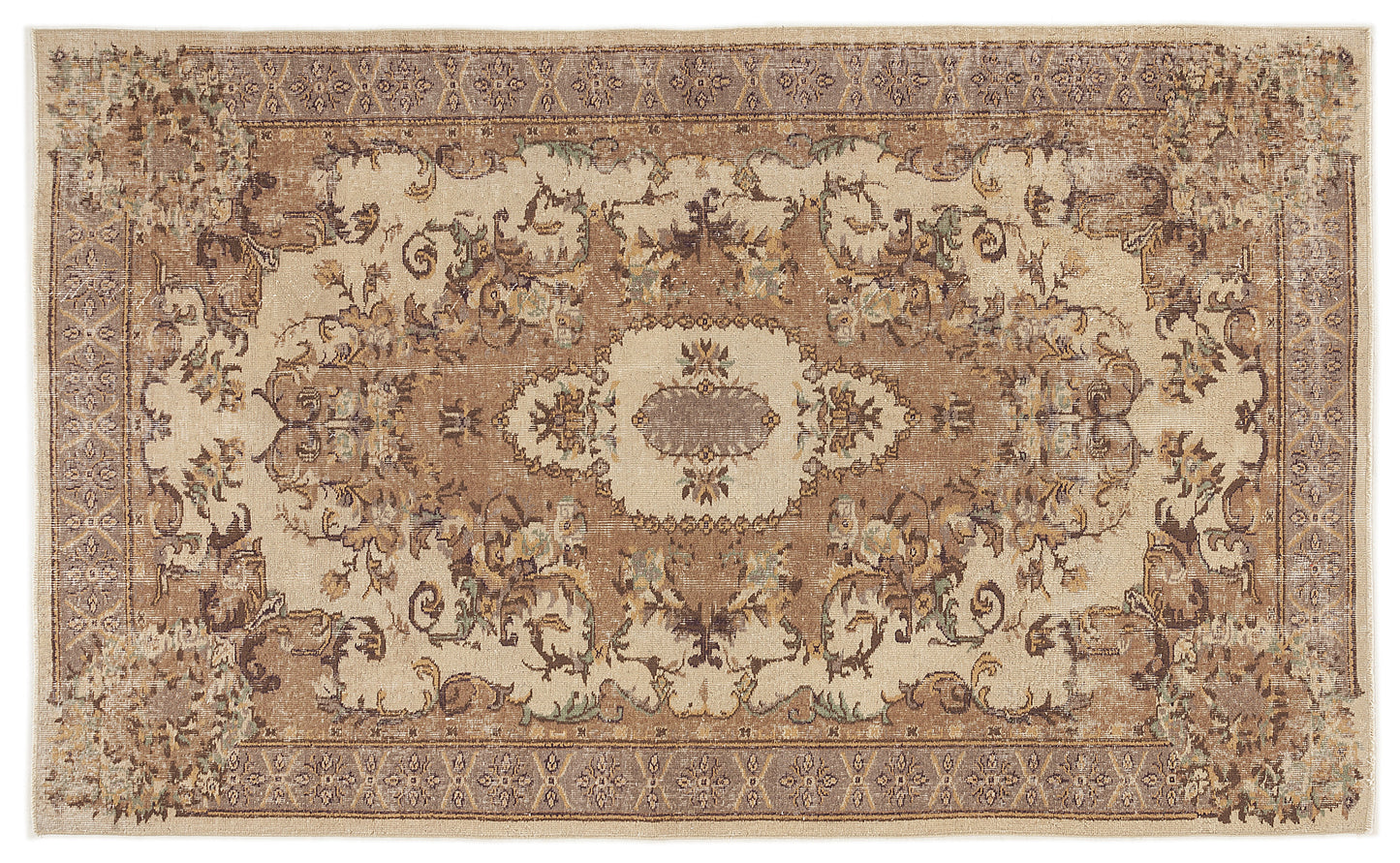 Trana - Vintage Medallion Rug - 5'6 X 9'1