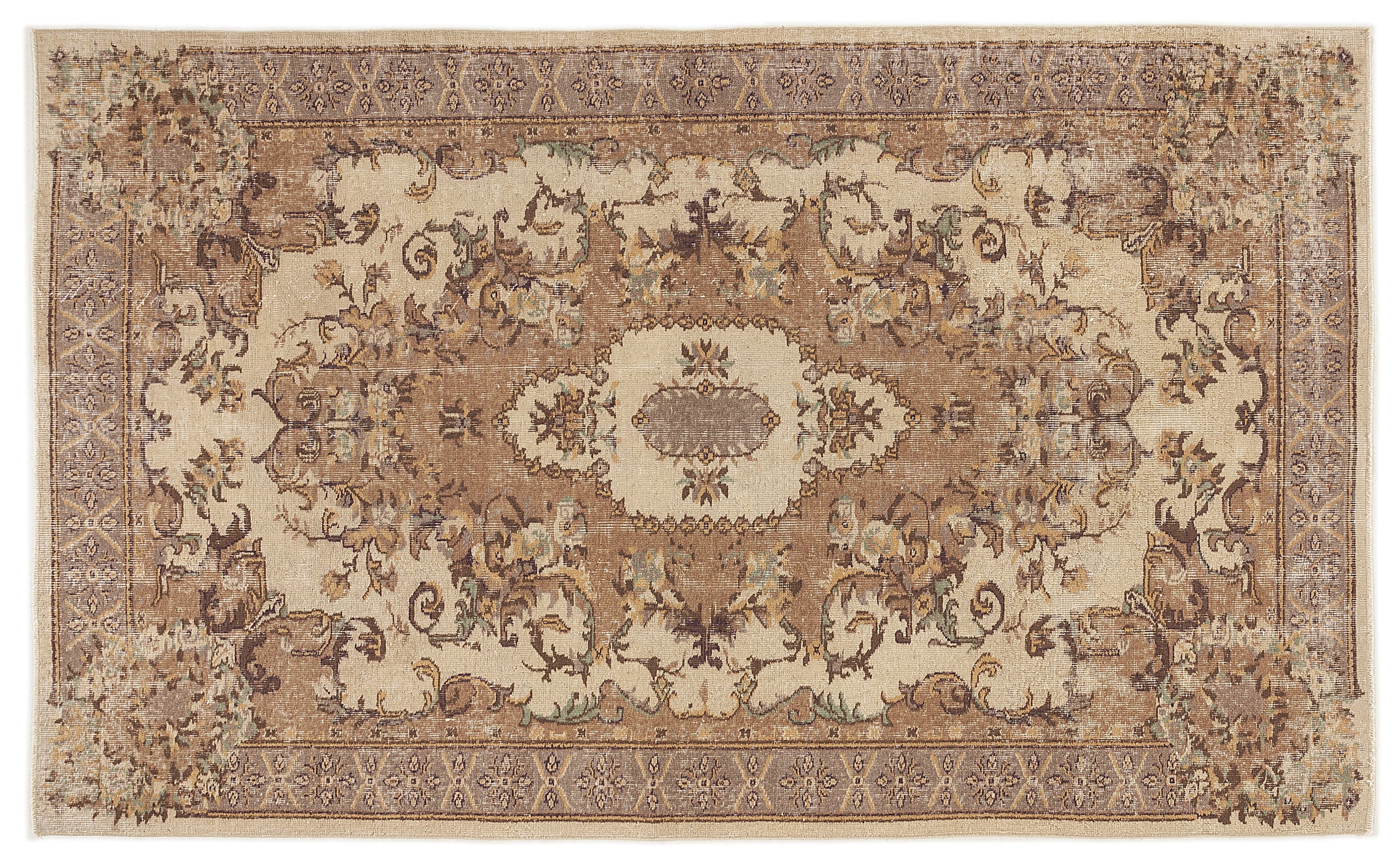 Trana - Vintage Medallion Rug - 5'6 X 9'1