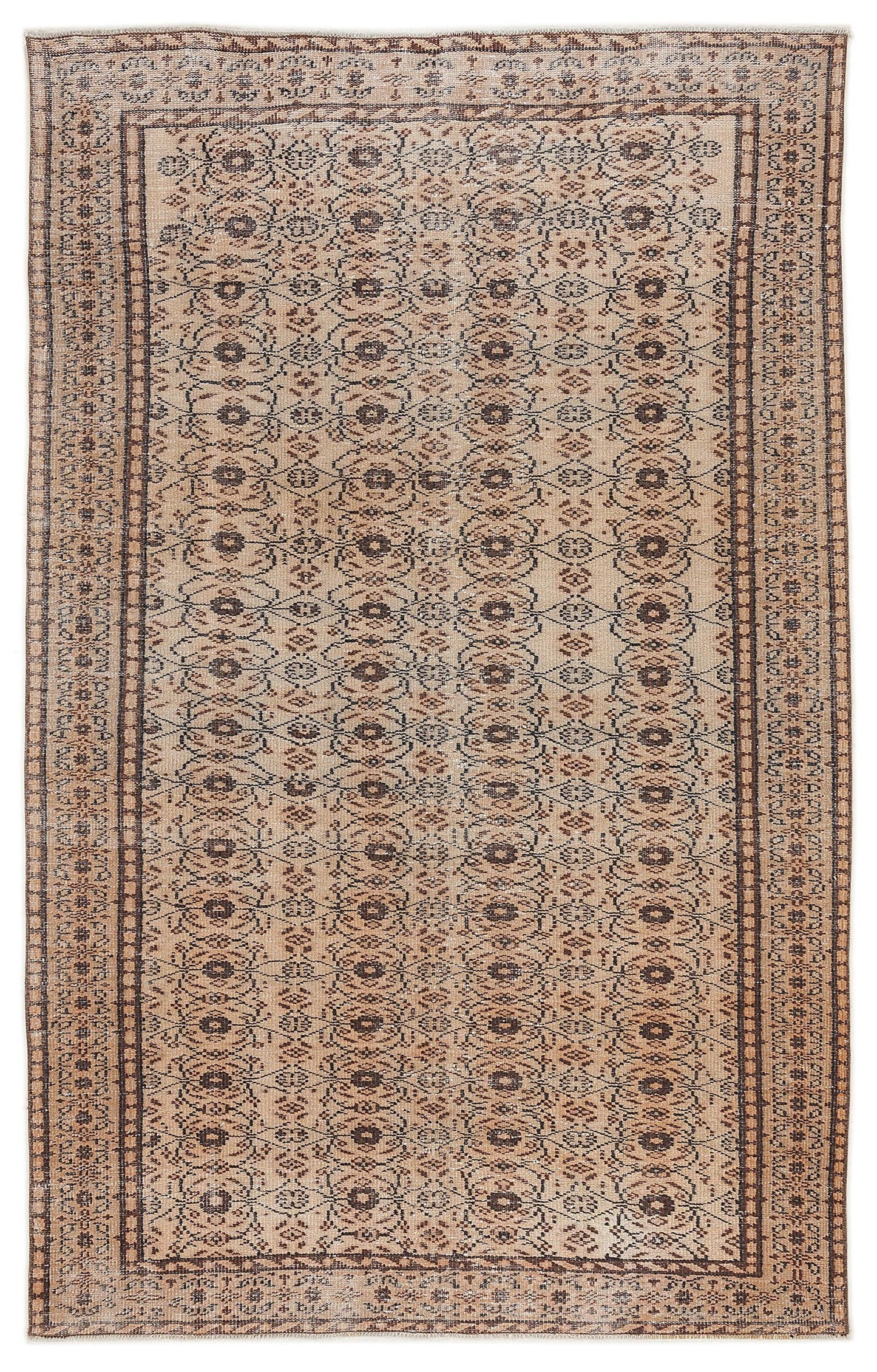 Benaor - Vintage Floral Rug - 5'7 X 9'0