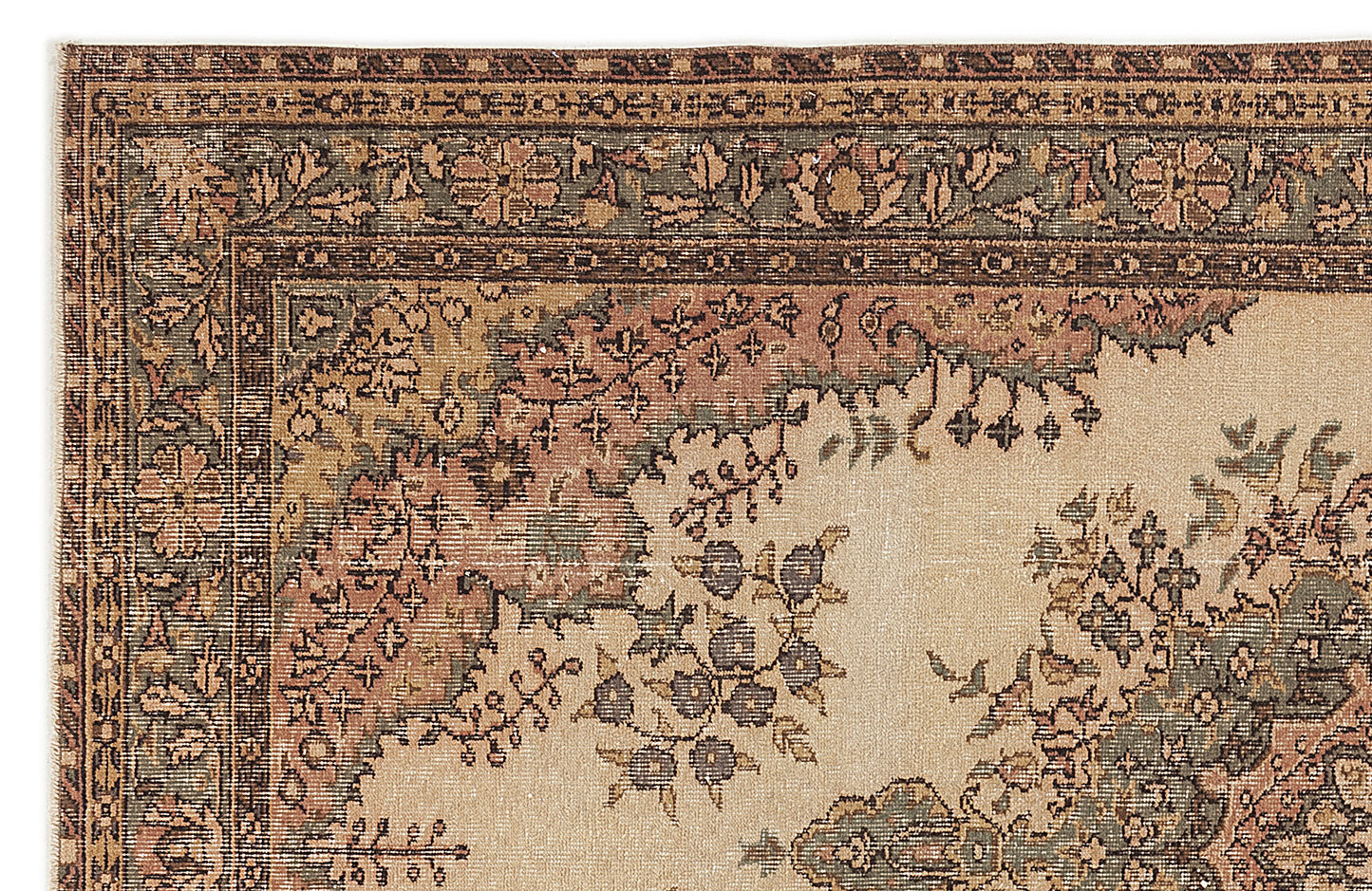 Vobeya - Vintage Medallion Rug - 5'6 X 9'2