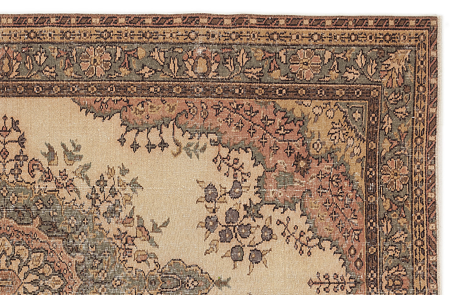 Vobeya - Vintage Medallion Rug - 5'6 X 9'2