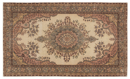 Load image 1 in gallery view. Vobeya - Vintage Medallion Rug - 5'6 X 9'2