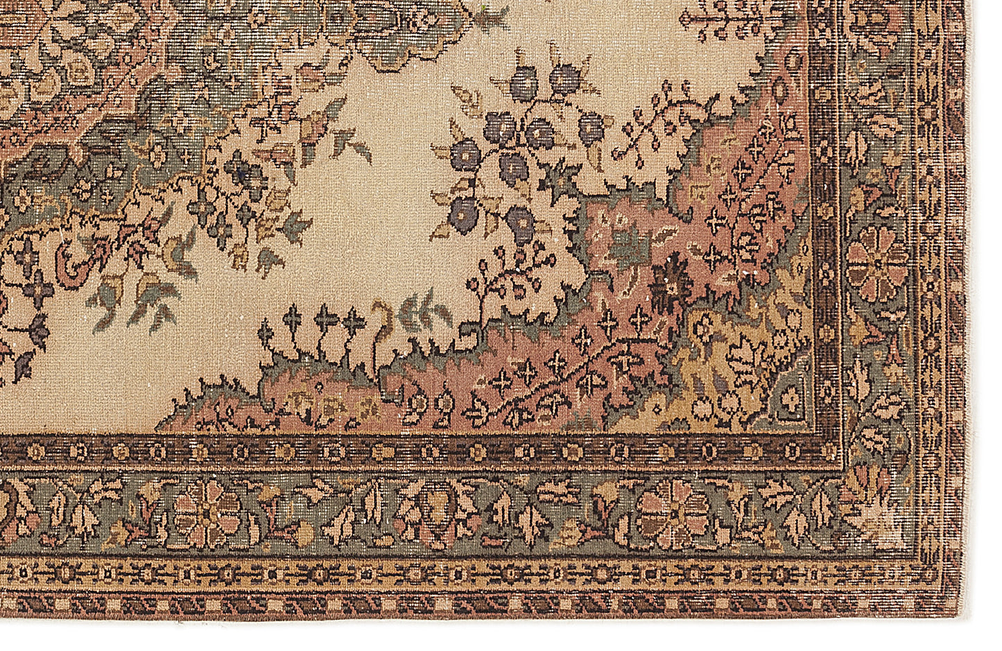 Vobeya - Vintage Medallion Rug - 5'6 X 9'2