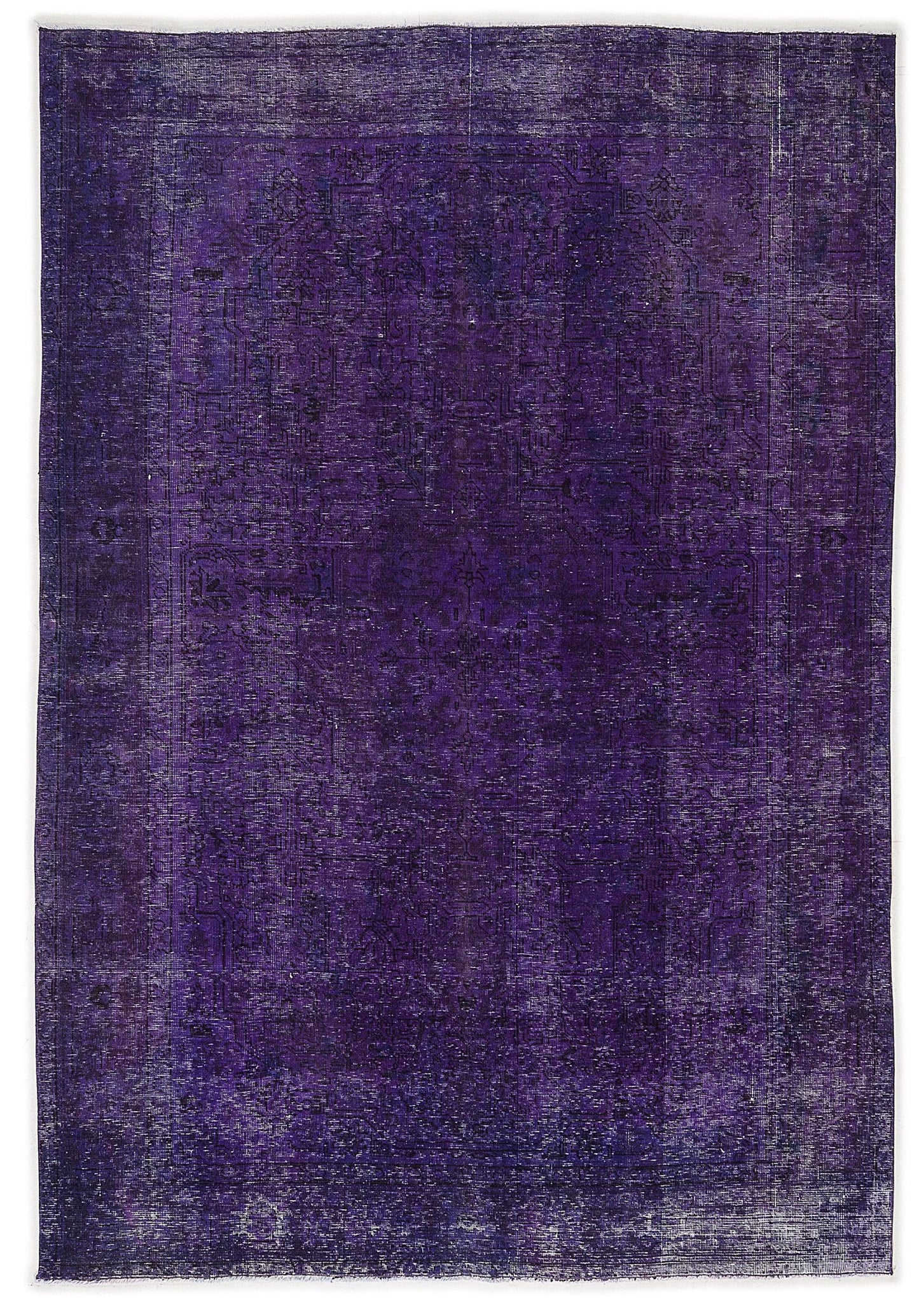 Laula - Vintage Distressed Rug - 6'4 X 9'3