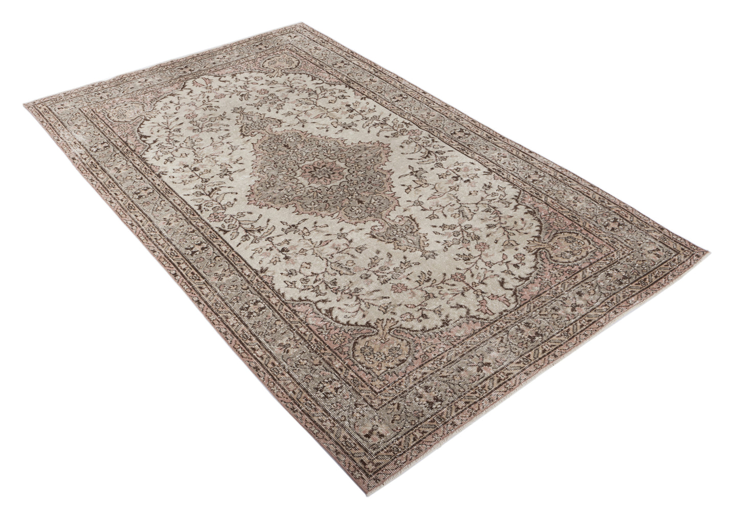 Mevesa - Vintage Medallion Rug - 5'4 X 8'11