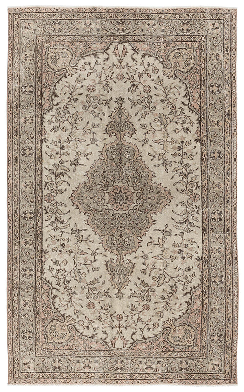 Load image 1 in gallery view. Mevesa - Vintage Medallion Rug - 5'4 X 8'11