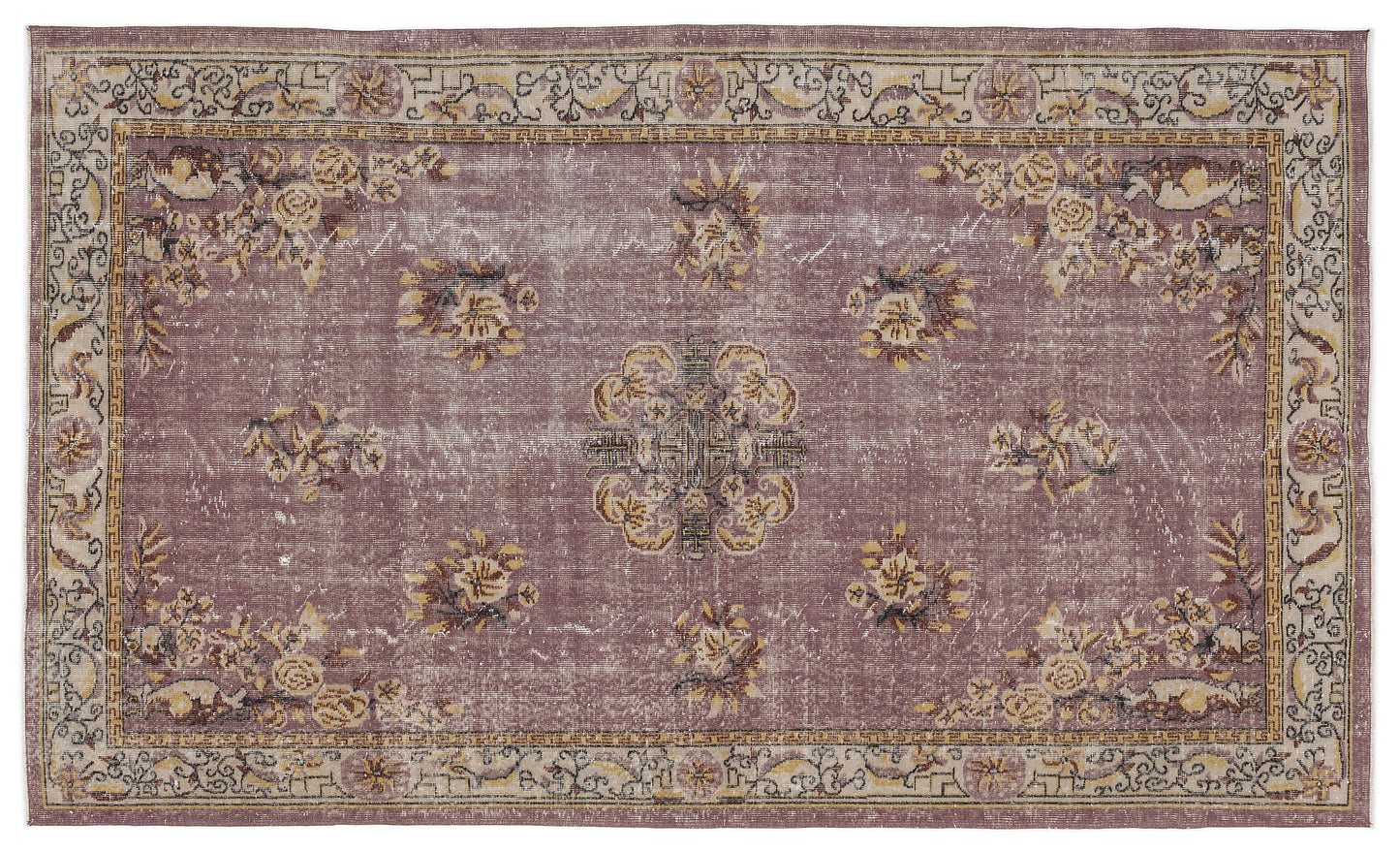 Tralara - Vintage Medallion Rug - 5'9 X 9'11