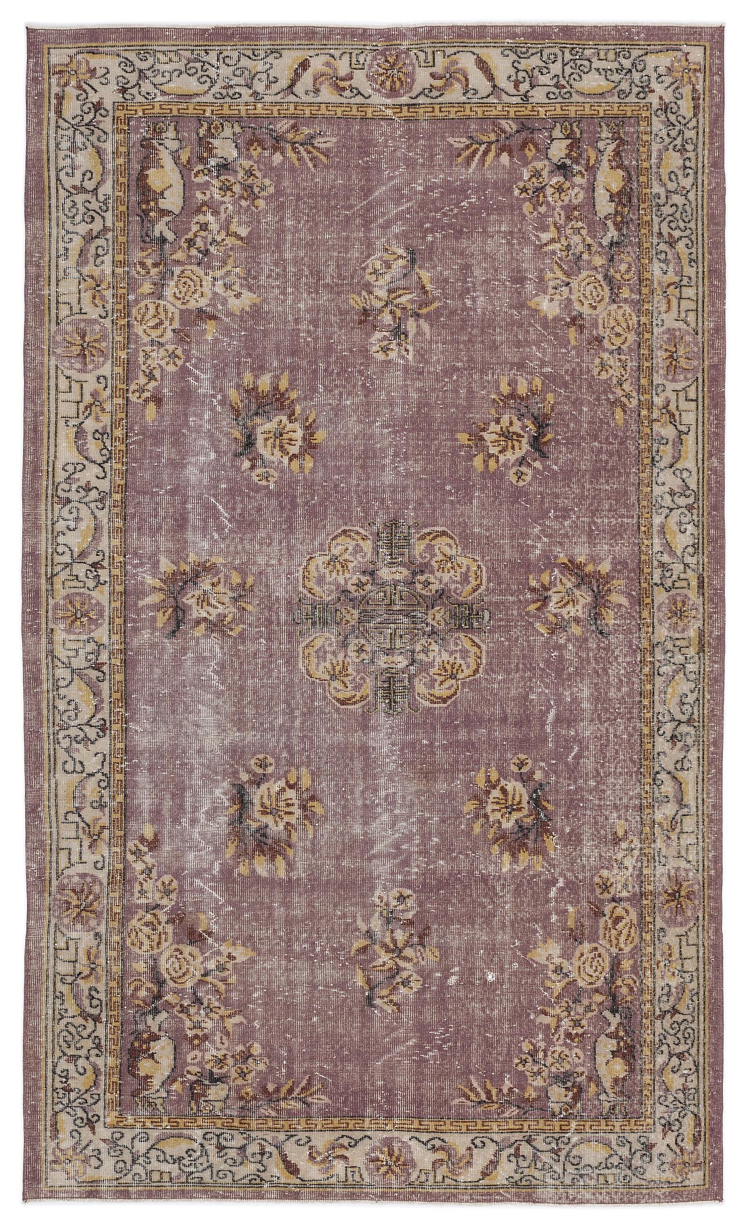 Tralara - Vintage Medallion Rug - 5'9 X 9'11