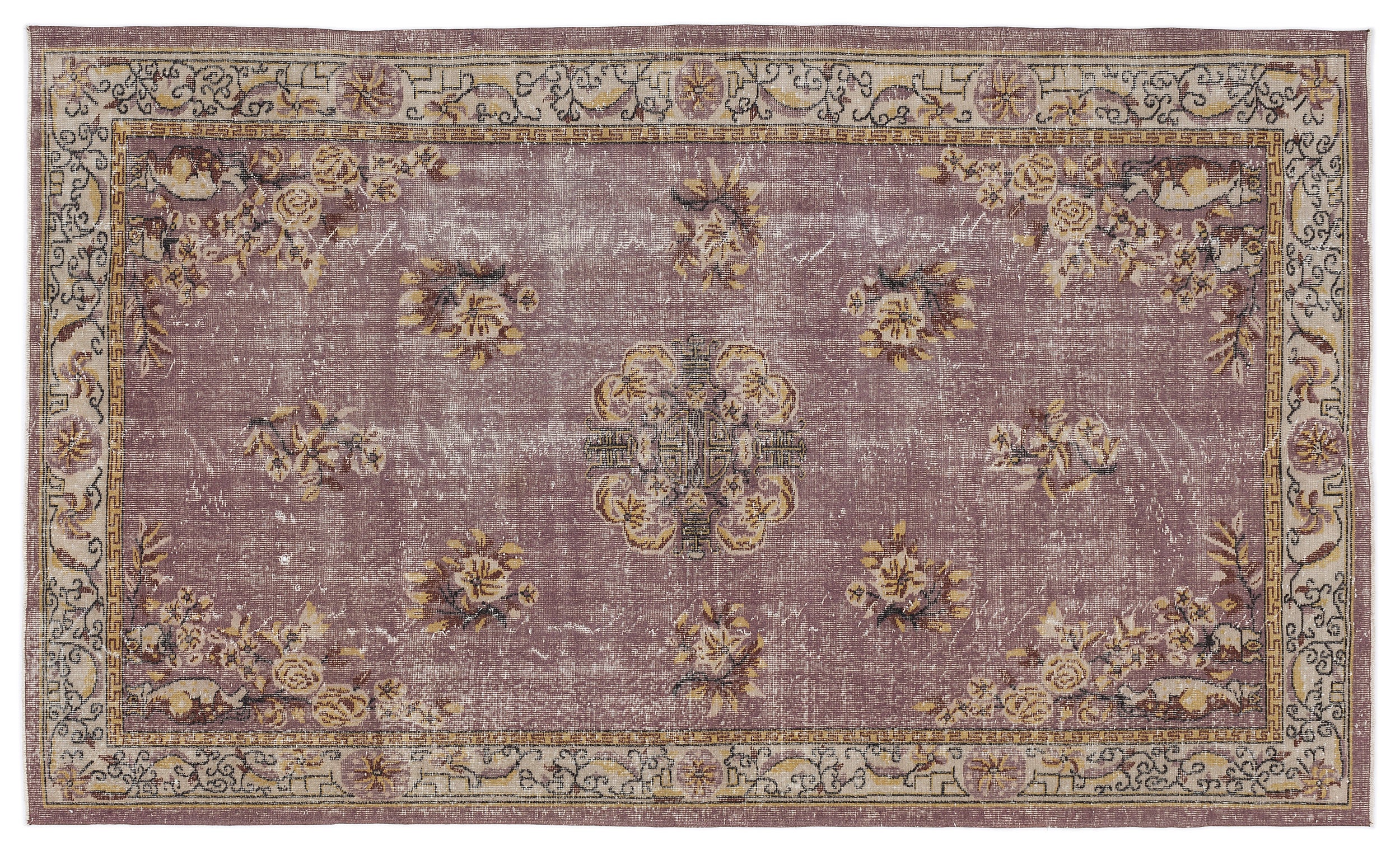 Tralara - Vintage Medallion Rug - 5'9 X 9'11