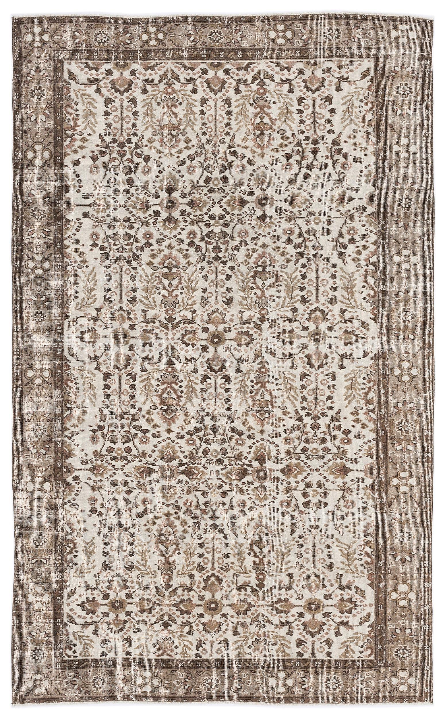 Keakoar - Vintage Floral Rug - 5'5 X 8'11