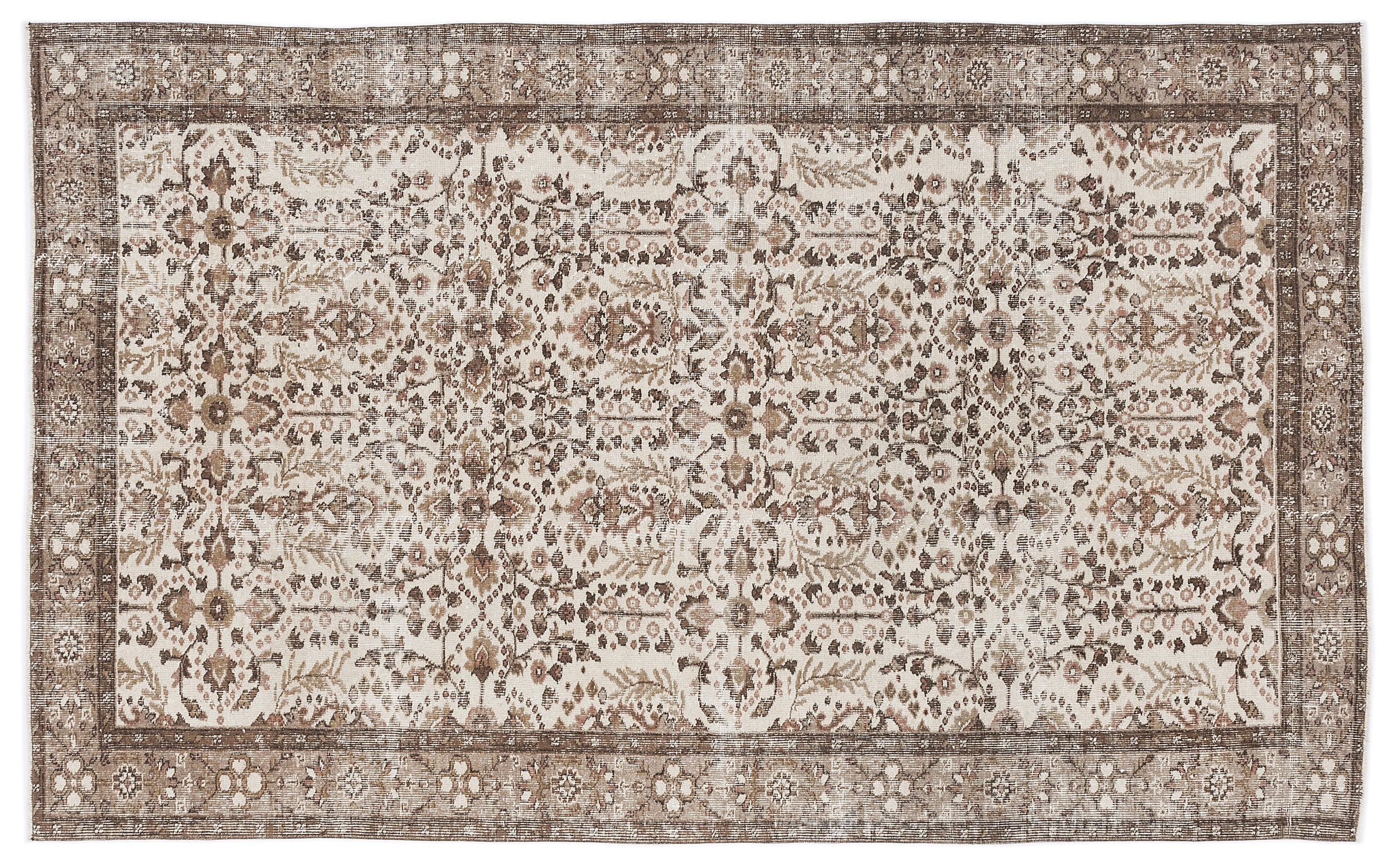 Keakoar - Vintage Floral Rug - 5'5 X 8'11