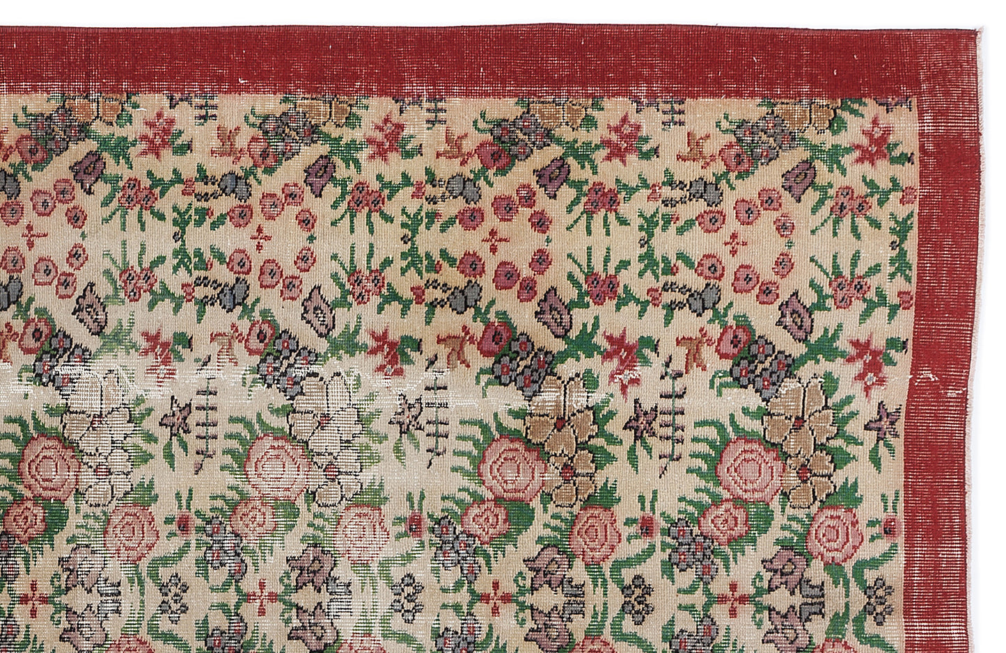Ranuus - Vintage Floral Rug - 5'4 X 9'4