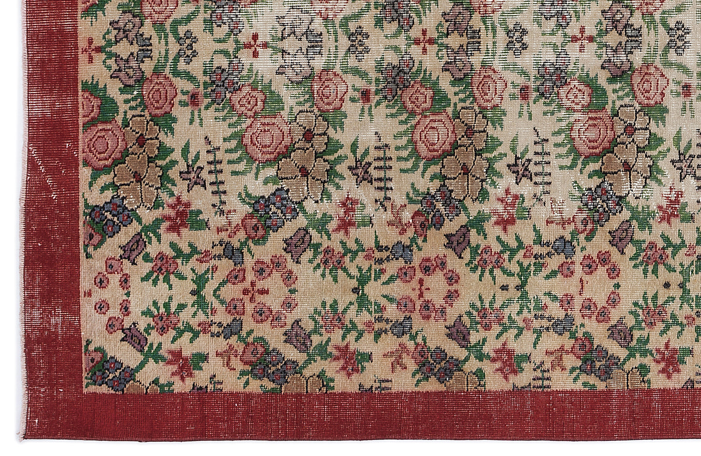 Ranuus - Vintage Floral Rug - 5'4 X 9'4
