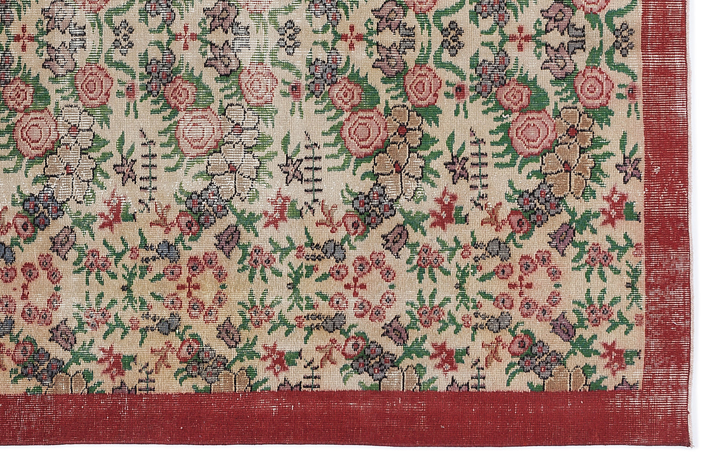 Ranuus - Vintage Floral Rug - 5'4 X 9'4