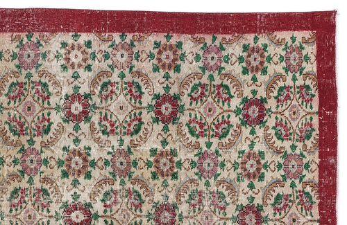 Load image 1 in gallery view. Kanala - Vintage Floral Rug - 5'5 X 8'10