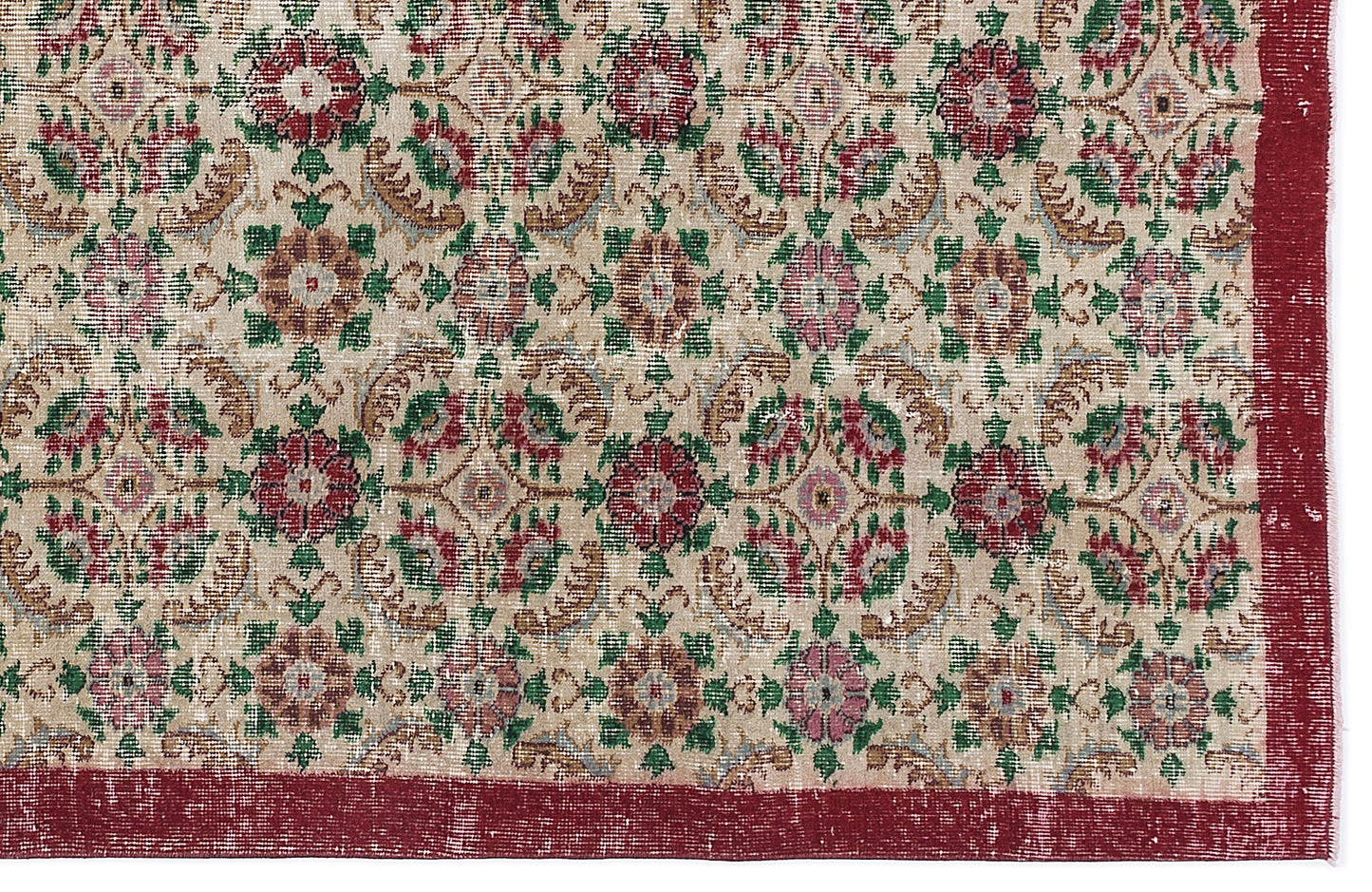Kanala - Vintage Floral Rug - 5'5 X 8'10