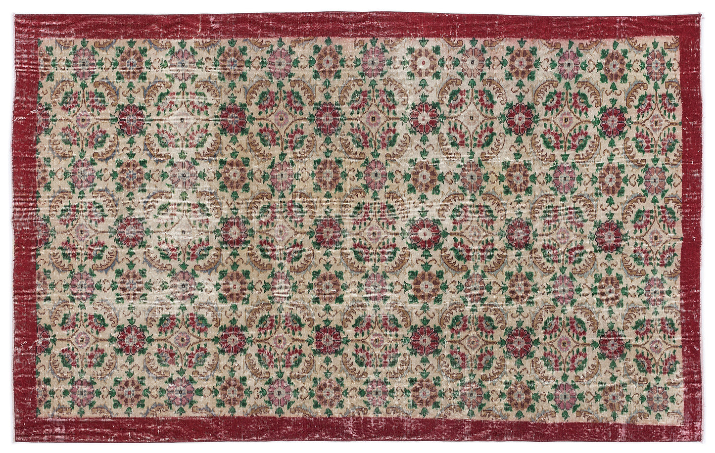 Kanala - Vintage Floral Rug - 5'5 X 8'10
