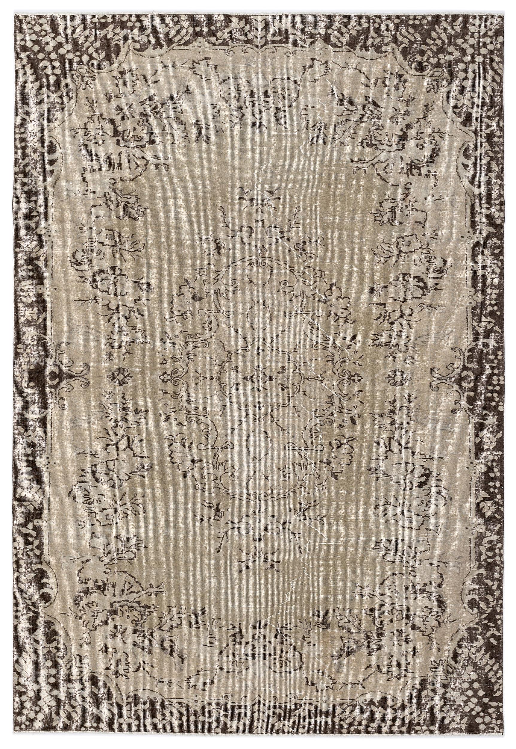 Fraor - Vintage Medallion Rug - 6'5 X 9'7