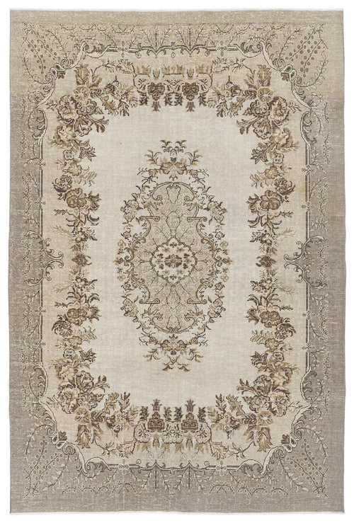 Load image 1 in gallery view. Pakaon - Vintage Medallion Rug - 6'4 X 9'6