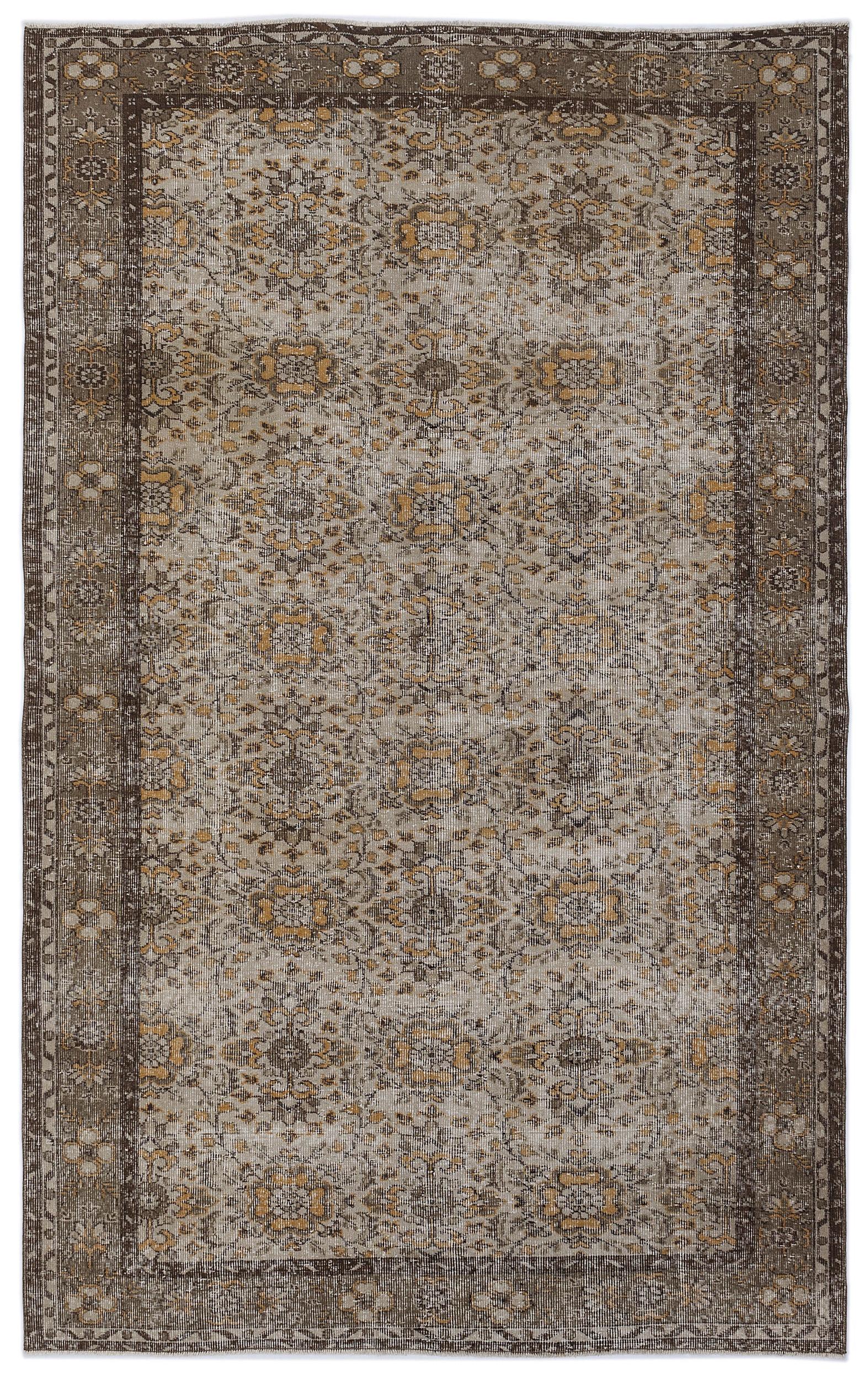 Penaa - Vintage Floral Rug - 5'9 X 9'1