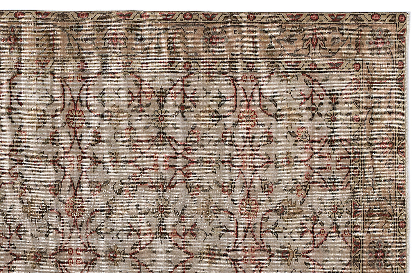 Lifoon - Vintage Floral Rug - 5'5 X 9'5