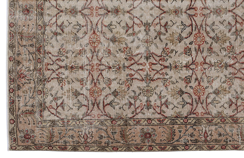 Load image 1 in gallery view. Lifoon - Vintage Floral Rug - 5'5 X 9'5