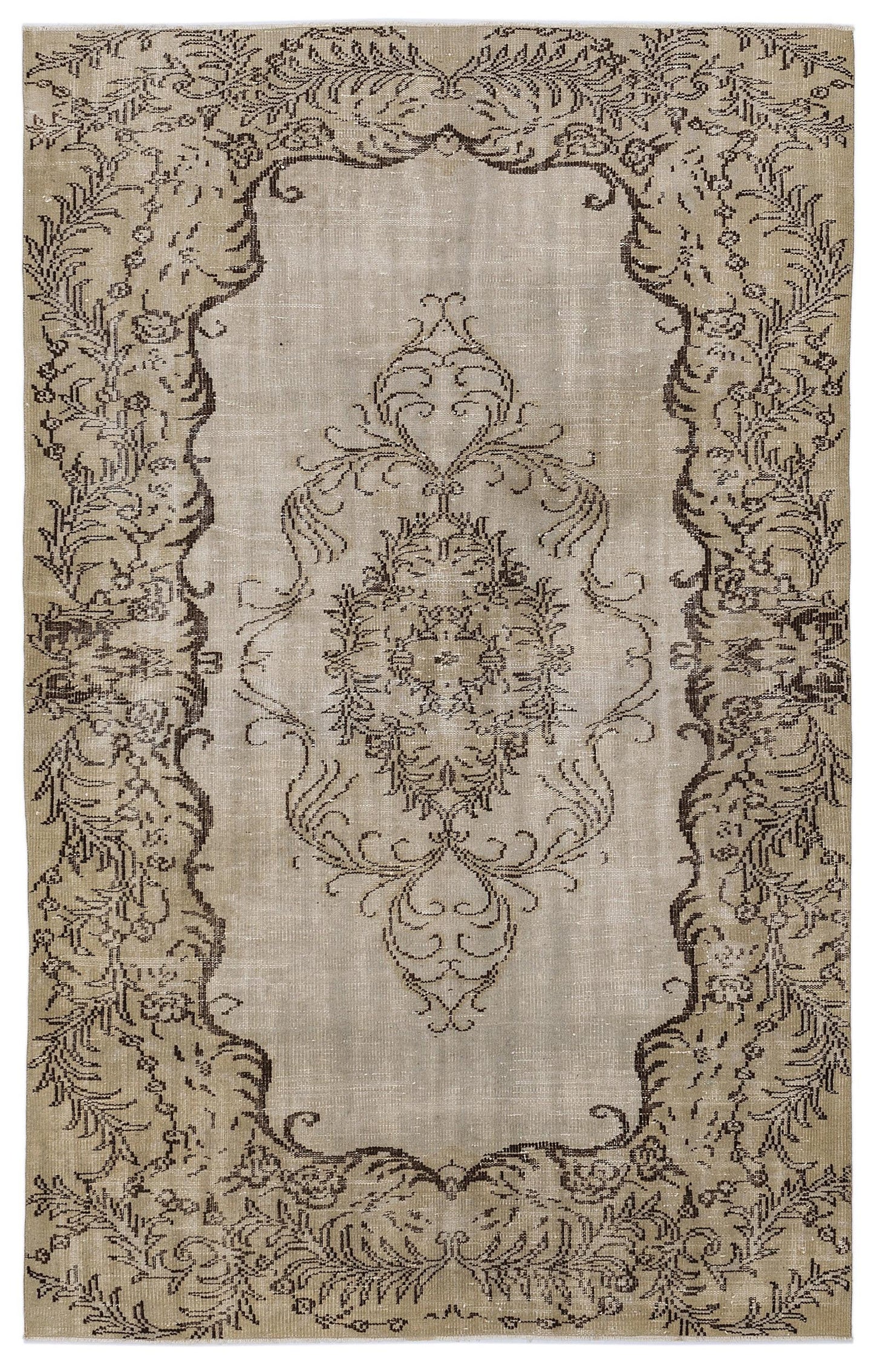 Bonuta - Vintage Medallion Rug - 5'7 X 8'8